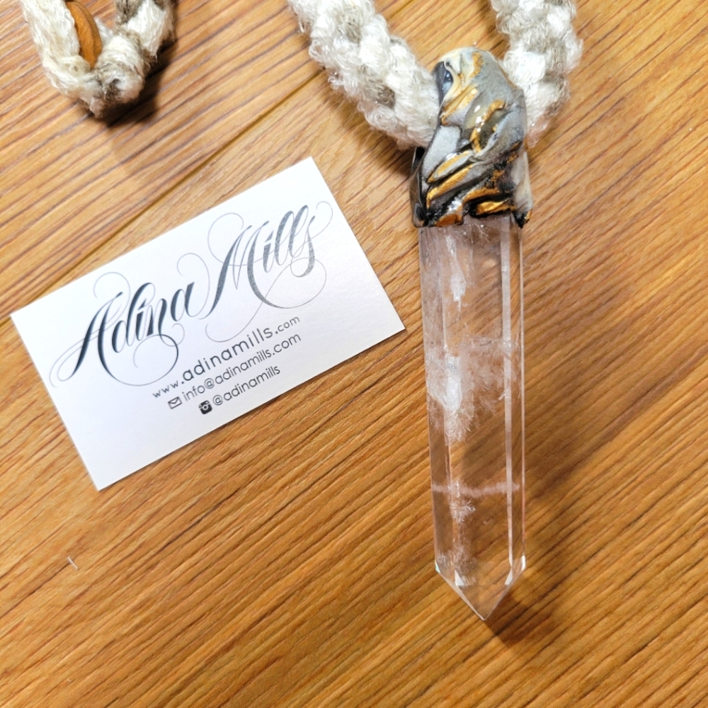Adina Mills Crystal Quartz Necklace